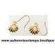 BOUCLES d'OREILLES OR 750 ‰ ( 18 Carats )