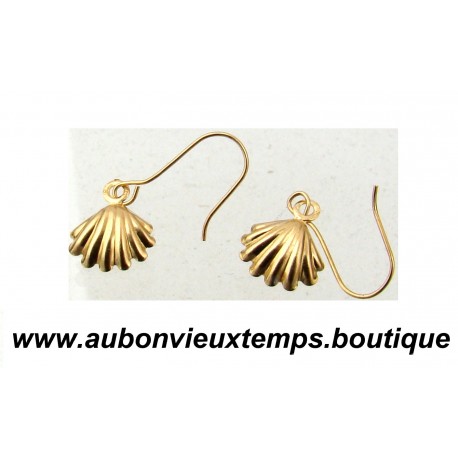 BOUCLES d'OREILLES OR 750 ‰ ( 18 Carats )