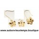 BOUCLES d'OREILLES OR 750 ‰ ( 18 Carats )