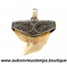 PENDENTIF ARGENT avec DENT de REQUIN