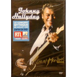 DVD JOHNNY HALLYDAY LIVE AT MONTREUX JUILLET 1988 UNIVERSAL 18 TITRES