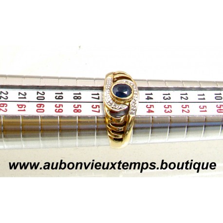 BAGUE OR 585 ‰ ( 14 Carats ) avec LAPIS LAZULI