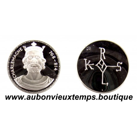 JETON Argent 925‰ CHARLEMAGNE 768 - 814 - K R S L