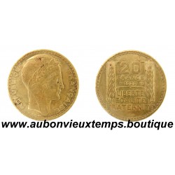 ESSAI 20 FRANCS Cupro-Alu 1929 TURIN