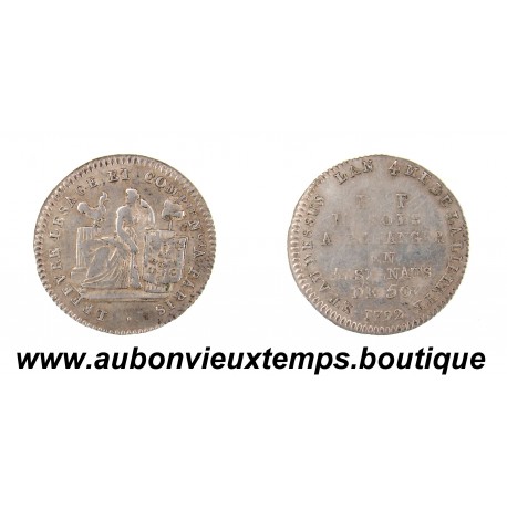 10 SOLS Argent 694 ‰ 1792 ( An IV ) LEFEVRE LESAGE et Cie - PARIS