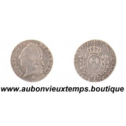 1/20 ECU Argent 917‰ 1779 A LOUIS XV - VIEILLE TETE - PARIS