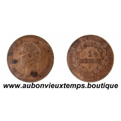 ESSAI 1 DECIME Bronze 1840 LOUIS PHILIPPE 1 - REFONTE des MONNAIES de CUIVRE