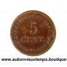 5 CENTIMES Bronze ND ( 1820 ) FABRIQUE du VAST