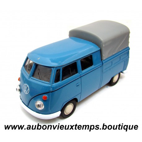 WELLY 1/38 TRANSPORTER T1 DOUBLE CABINE PICK-UP VOLKSWAGEN 1963 Réf : 43603