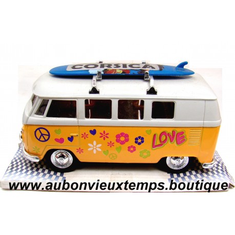 WELLY 1/38 TRANSPORTER T1 BUS VOLKSWAGEN 1963 - CORSICA Réf : 49764