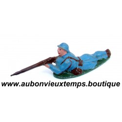 FIGURINE SOLDAT 14/18 - TIREUR ALLONGE PLASTIQUE