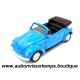 WELLY - NEX 1/32 VOLKSWAGEN COCCINELLE BEETLE CONVERTIBLE Réf : 42344