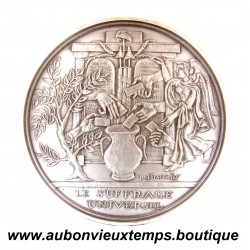 MEDAILLE Bronze plaquée Argent 1988 Le SUFFRAGE UNIVERSEL - BICENTENAIRE de la REVOLUTION FRANCAISE