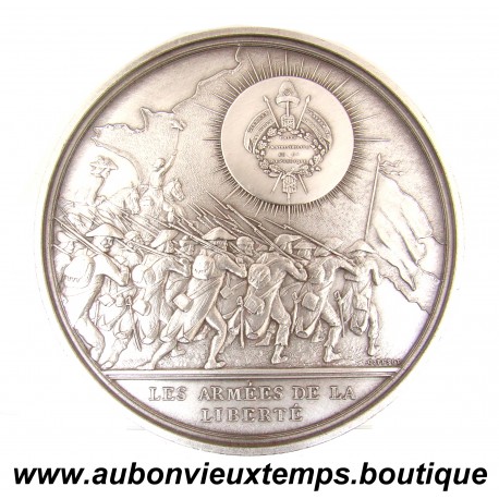 MEDAILLE Bronze plaquée Argent 1988 Les ARMEES de la LIBERTE - BICENTENAIRE de la REVOLUTION FRANCAISE