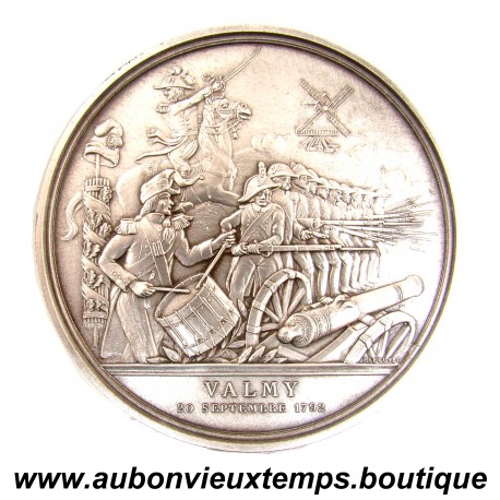 MEDAILLE Bronze plaquée Argent 1988 VALMY 20 SEPTEMBRE 1792 - BICENTENAIRE de la REVOLUTION FRANCAISE