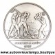 MEDAILLE Bronze plaquée Argent 1988 NUIT du 4 AOUT 1789 - BICENTENAIRE de la REVOLUTION FRANCAISE