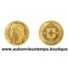 20 FRANCS OR 900 ‰ 1895 B SUISSE