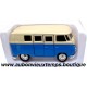 WELLY - NEX 1/38 VOLKSWAGEN TRANSPORTER COMBI T1 BUS 1963 Réf : 49764
