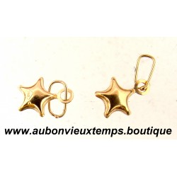 BOUCLES d'OREILLES OR 750 ‰ ( 18 Carats )