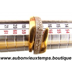 BAGUE OR 750 ‰ ( 18 Carats ) avec Zirconium