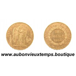 20 FRANCS OR 900 ‰ 1896 A GENIE