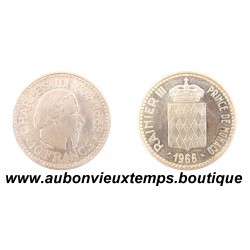 ESSAI 10 FRANCS Argent 900 ‰ 1966 CHARLES III - RAINIER III - MONACO
