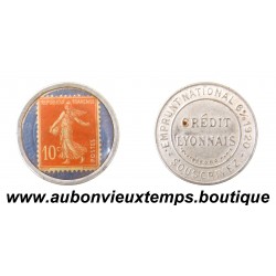 EMPRUNT 1920 CREDIT LYONNAIS - TIMBRE 10c SEMEUSE