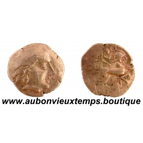 STATERE d’OR à la MAIN 120 - 80 Av J.C. PICTONS ( REGION de POITIERS ) 