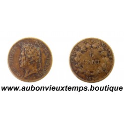 5 CENTIMES Bronze 1839 A LOUIS PHILIPPE 1 - GUADELOUPE
