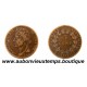 5 CENTIMES Bronze 1828 A CHARLES X - GUYANNE