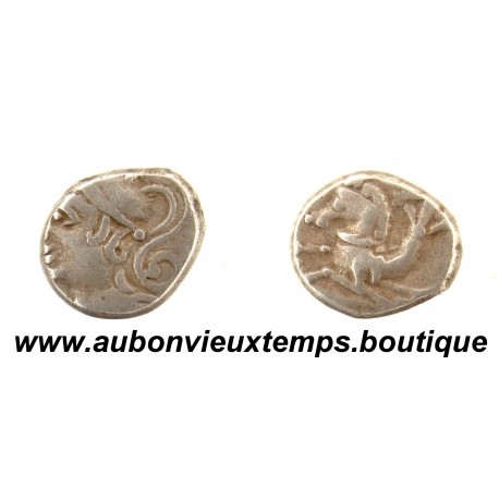 DENIER à l’HIPPOCAMPE Argent 1er siècle Av. J.-C. ALLOBROGES ( REGION du DAUPHINE )