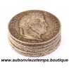 LOT 5 X 5 FRANCS Argent 900 ‰ LOUIS PHILIPPE 1er