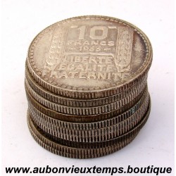 LOT 10 X 10 FRANCS Argent 680 ‰ TURIN