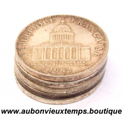 LOT 5 X 100 FRANCS Argent 900 ‰ 