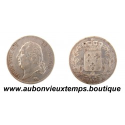 5 FRANCS Argent 900 ‰ 1820 A LOUIS XVIII - BUSTE NU