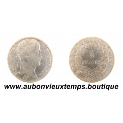 5 FRANCS Argent 900 ‰ 1809 W NAPOLEON 1er - TETE LAUREE