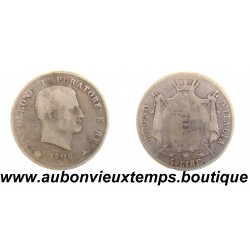 5 LIRE Argent 900 ‰ 1808 M NAPOLEONE IMPERATORE E RE - 1er Type