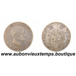 5 LIRE Argent 900 ‰ 1812 M NAPOLEONE IMPERATORE E RE - 2ème Type