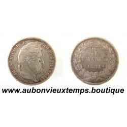 5 FRANCS Argent 900 ‰ 1831 B LOUIS PHILIPPE - TETE LAUREE 1er Type