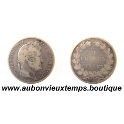 5 FRANCS Argent 900 ‰ 1831 BB LOUIS PHILIPPE - TETE LAUREE 1er Type