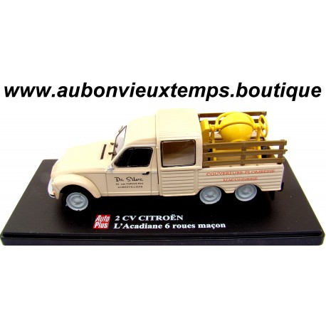 AUTO PLUS 1/43 CITROEN 2 CV ACADIANE 6 ROUES MACON