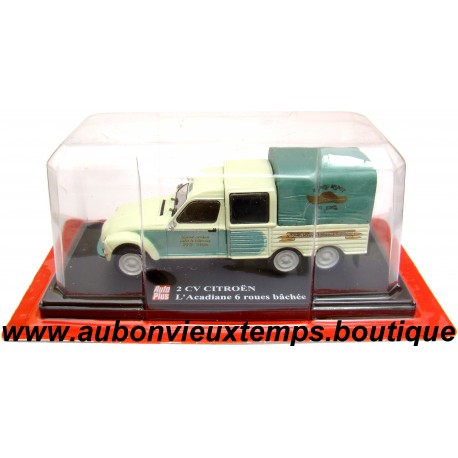 ELIGOR - AUTO PLUS 1/43 CITROEN 2 CV ACADIANE 6 ROUES BACHEE - Le BEAU SABOT du JURA