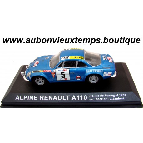 IXO 1/43 RENAULT ALPINE A 110 - RALLYE du PORTUGAL 1973