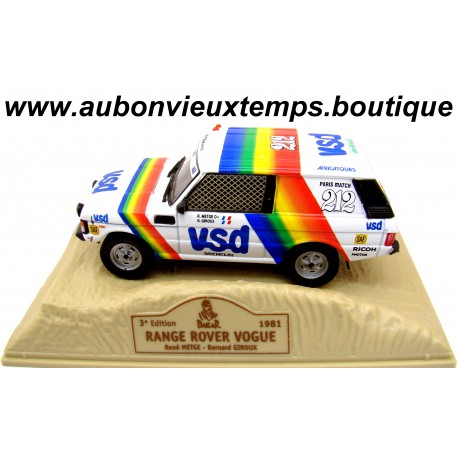 NOREV 1/43 RANGE ROVER VOGUE - PARIS DAKAR 1981