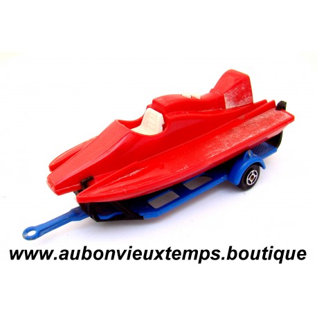 MAJORETTE 1/32 RACING TEAM HORS-BORD avec REMORQUE