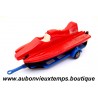 MAJORETTE 1/32 RACING TEAM HORS-BORD avec REMORQUE