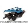 HACHETTE 1/43 HORNBY O WAGON PLATEAU avec GRUE Réf : 402360H Réédition