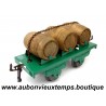 HACHETTE 1/43 HORNBY O WAGON PLATEAU avec FUTS Réf : 402361J Réédition