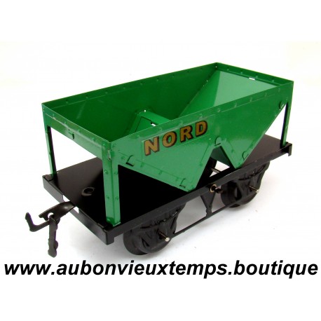 HACHETTE 1/43 HORNBY O WAGON PLATEAU avec TREMIE NORD Réf : 402366P Réédition