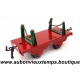 HACHETTE 1/43 HORNBY O WAGON PLATEAU à RANCHERS Réf : 402368S Réédition